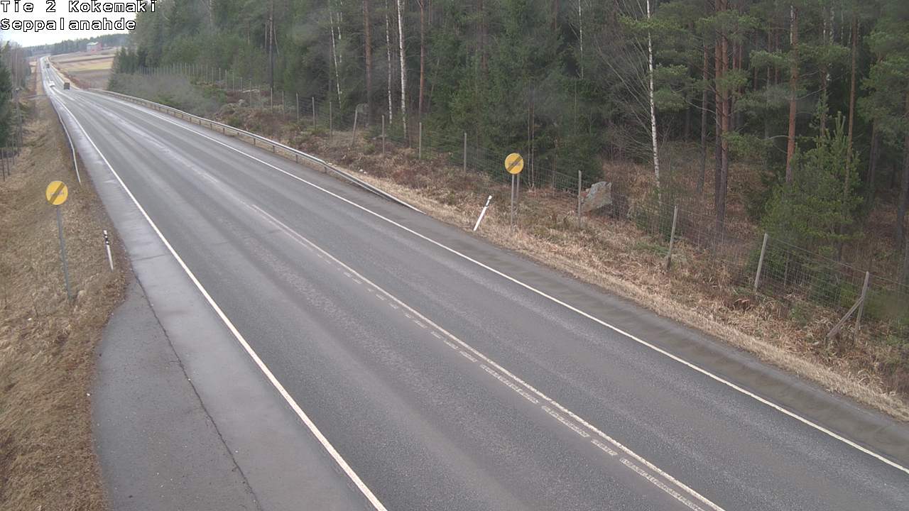 Weather Camera Image Road 2 Kokemäki, Seppälänahde, Kokemäki, Satakunta