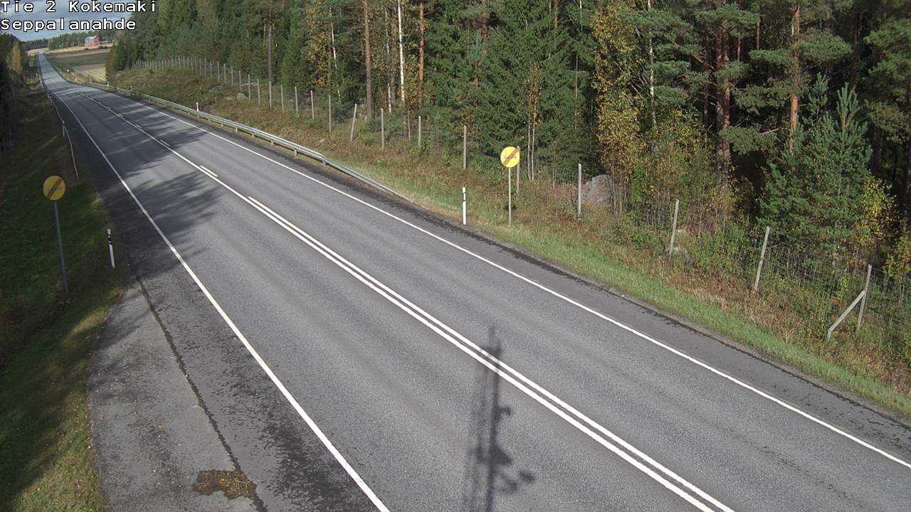 Weather Camera Image Väg 2 Kokemäki, Seppälänahde, Kokemäki, Satakunta