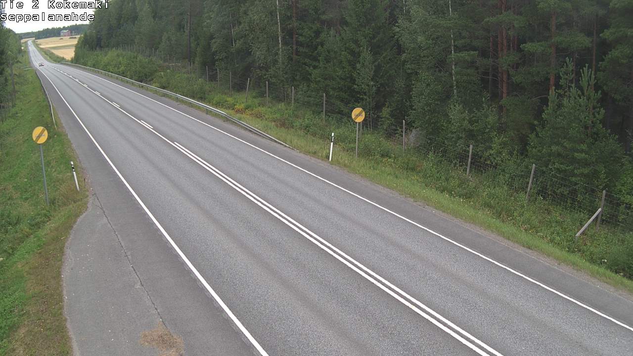 Weather Camera Image Road 2 Kokemäki, Seppälänahde, Kokemäki, Satakunta