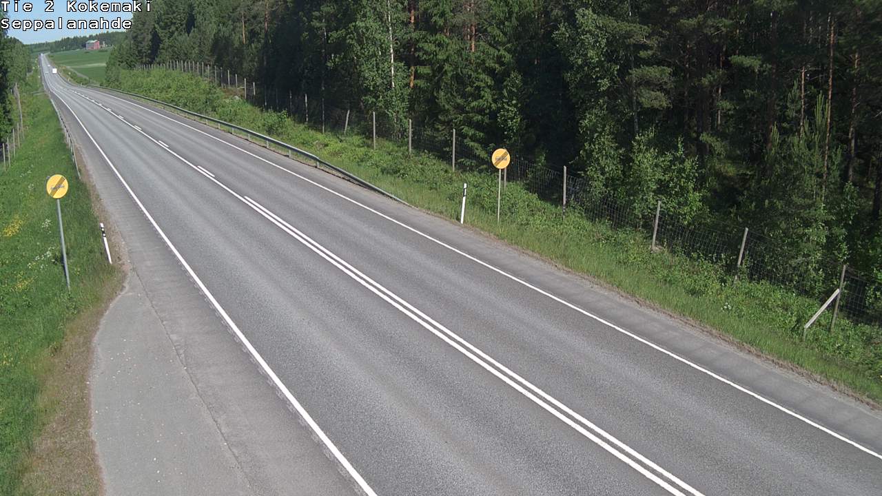 Weather Camera Image Väg 2 Kokemäki, Seppälänahde, Kokemäki, Satakunta