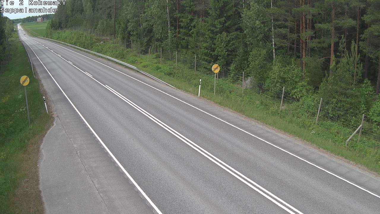 Weather Camera Image Väg 2 Kokemäki, Seppälänahde, Kokemäki, Satakunta