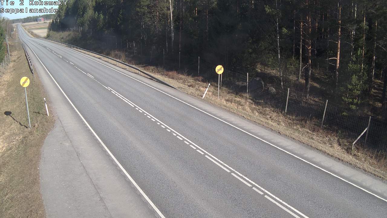 Weather Camera Image Väg 2 Kokemäki, Seppälänahde, Kokemäki, Satakunta