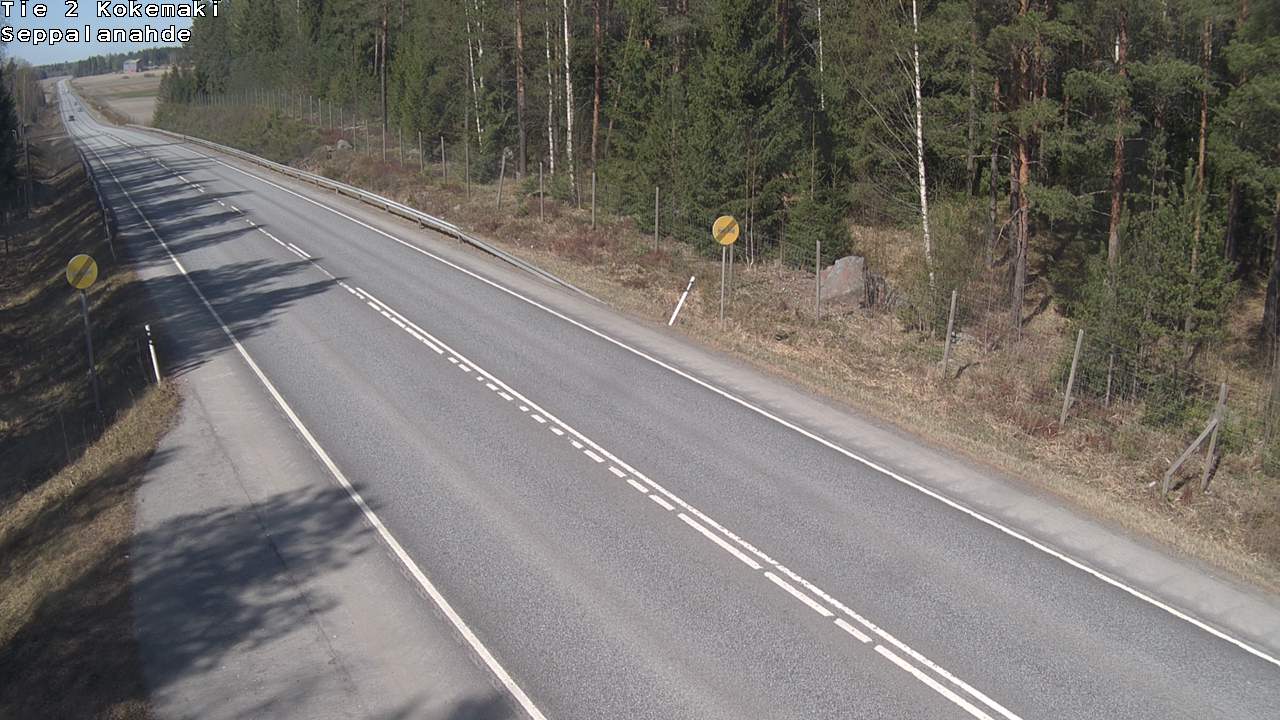 Weather Camera Image Väg 2 Kokemäki, Seppälänahde, Kokemäki, Satakunta
