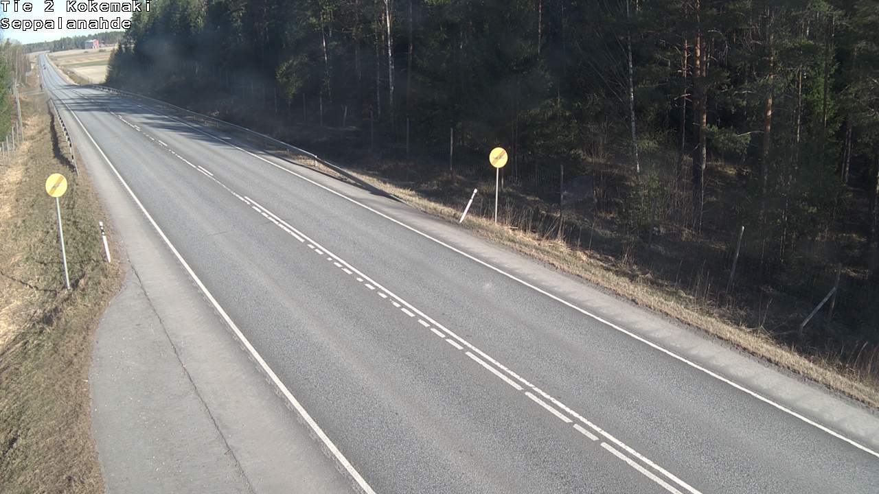 Weather Camera Image Väg 2 Kokemäki, Seppälänahde, Kokemäki, Satakunta
