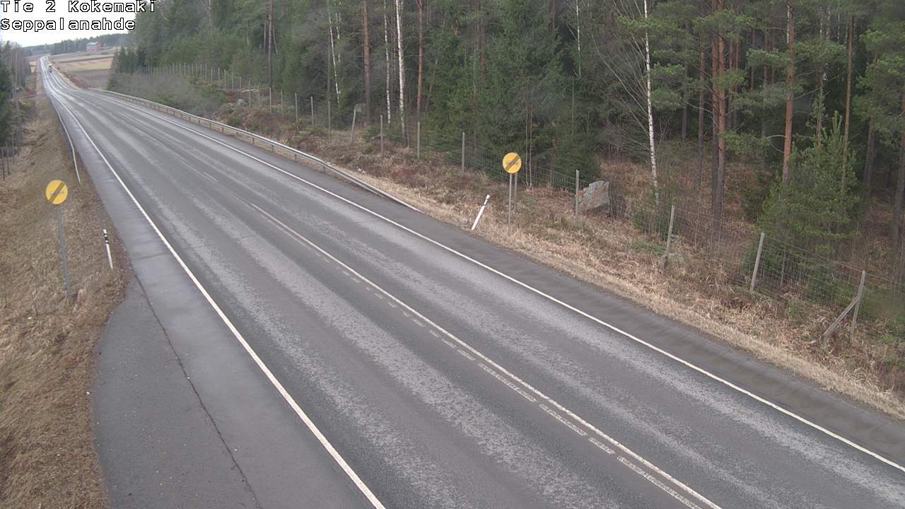 Weather Camera Image Road 2 Kokemäki, Seppälänahde, Kokemäki, Satakunta