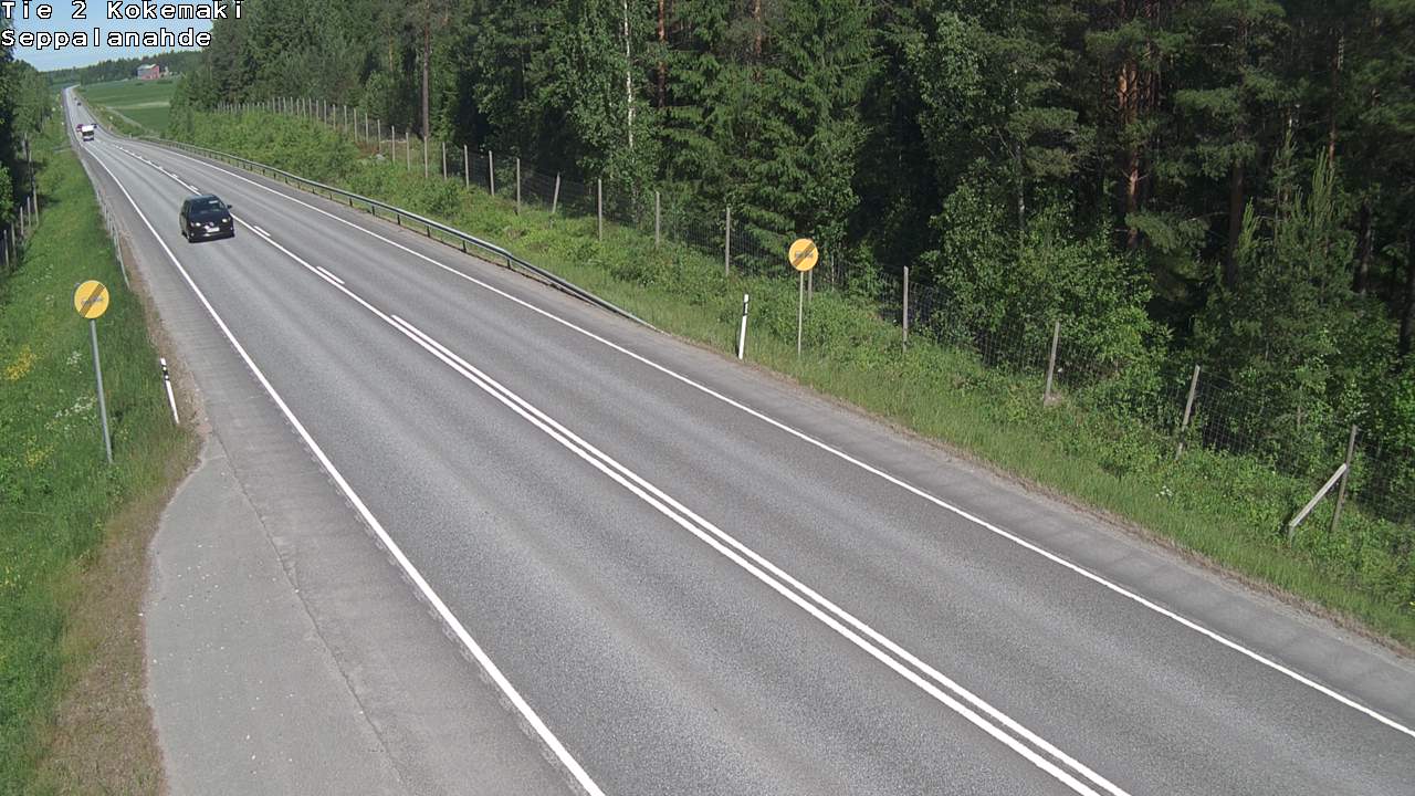 Weather Camera Image Väg 2 Kokemäki, Seppälänahde, Kokemäki, Satakunta
