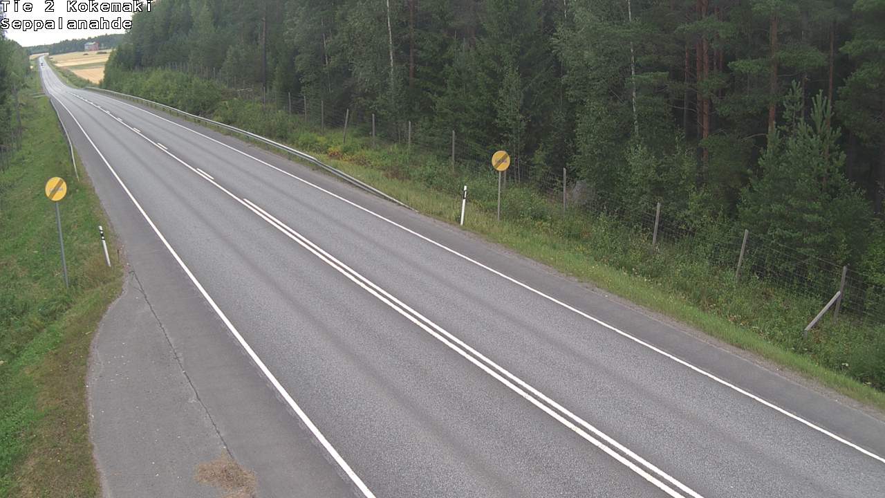 Weather Camera Image Road 2 Kokemäki, Seppälänahde, Kokemäki, Satakunta