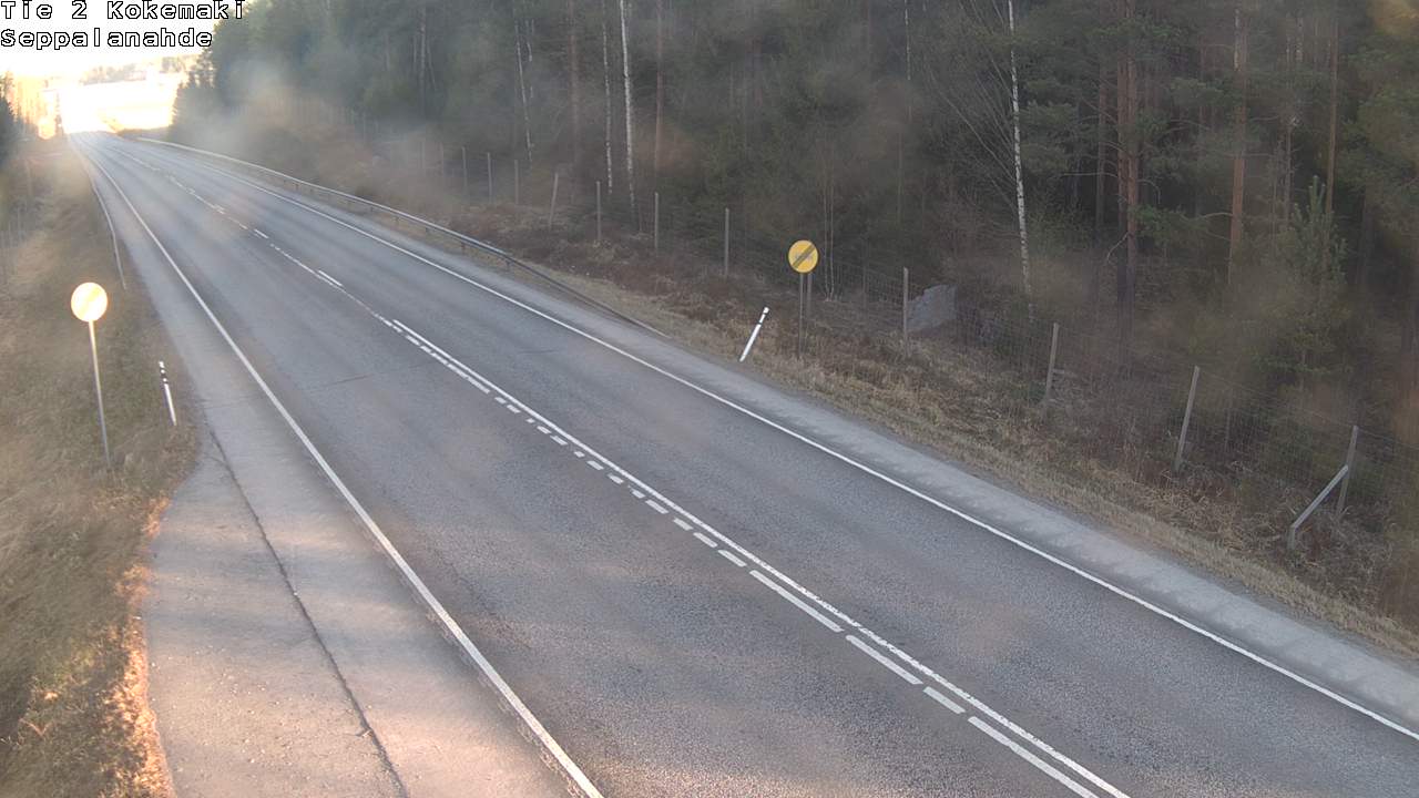 Weather Camera Image Väg 2 Kokemäki, Seppälänahde, Kokemäki, Satakunta