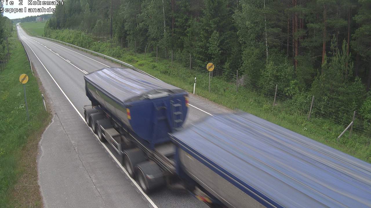 Weather Camera Image Väg 2 Kokemäki, Seppälänahde, Kokemäki, Satakunta