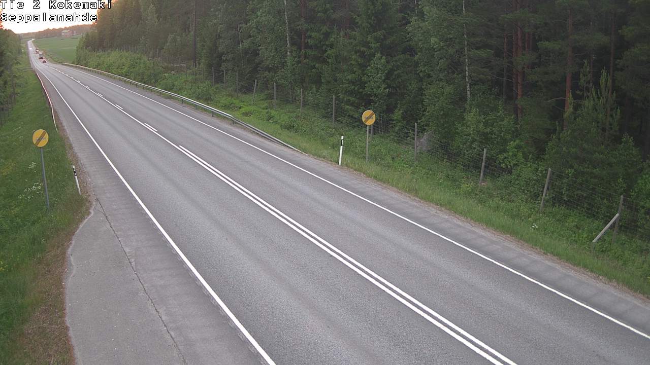 Weather Camera Image Väg 2 Kokemäki, Seppälänahde, Kokemäki, Satakunta