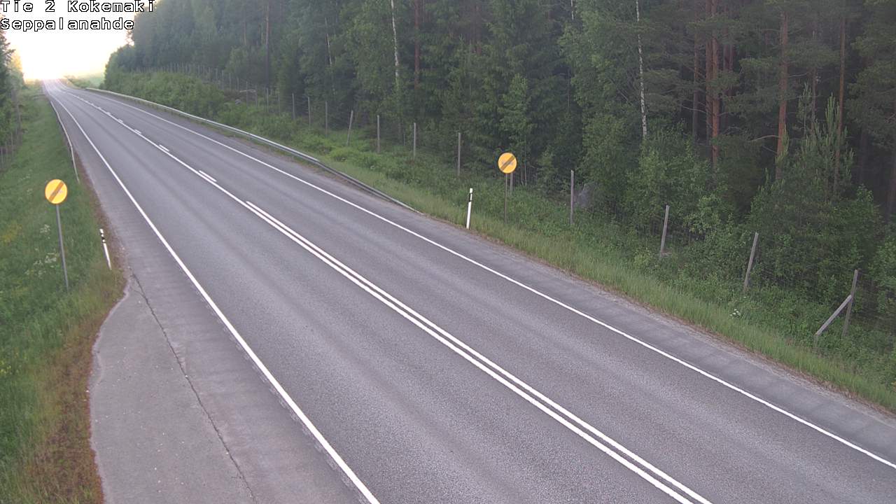 Weather Camera Image Väg 2 Kokemäki, Seppälänahde, Kokemäki, Satakunta