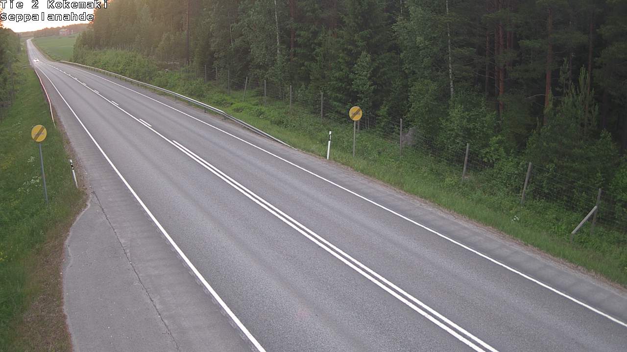 Weather Camera Image Väg 2 Kokemäki, Seppälänahde, Kokemäki, Satakunta