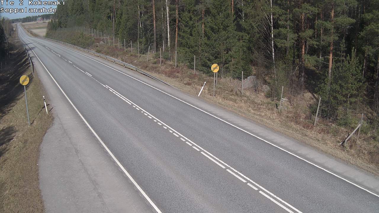 Weather Camera Image Väg 2 Kokemäki, Seppälänahde, Kokemäki, Satakunta