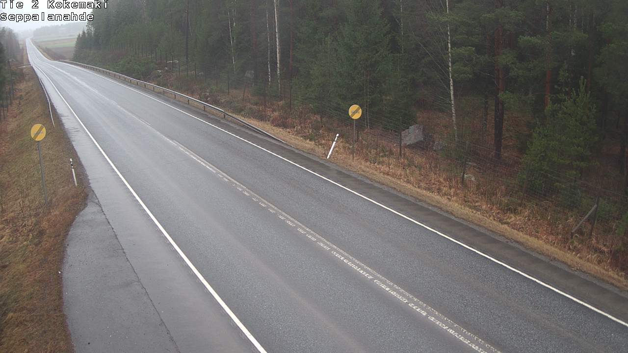 Weather Camera Image Road 2 Kokemäki, Seppälänahde, Kokemäki, Satakunta
