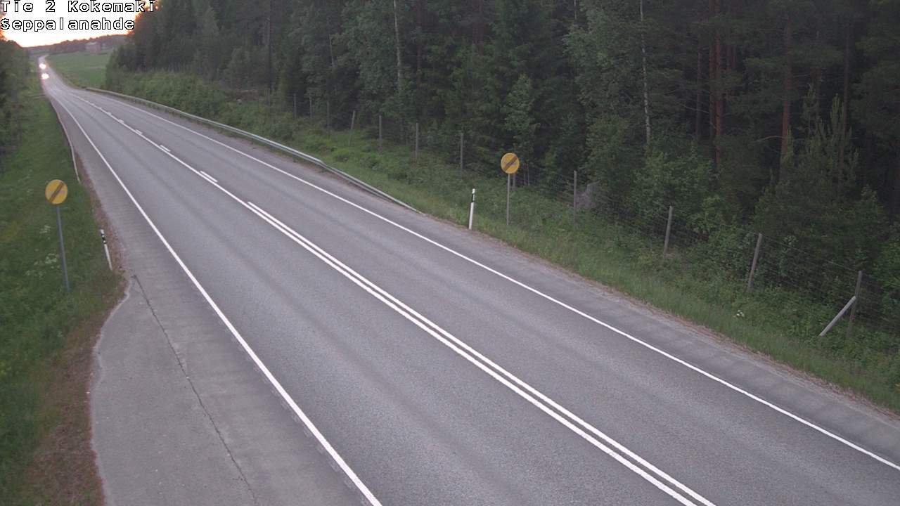 Weather Camera Image Väg 2 Kokemäki, Seppälänahde, Kokemäki, Satakunta