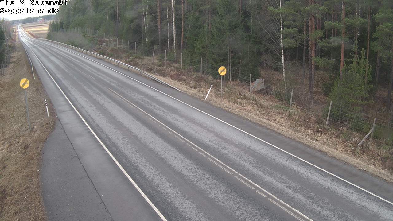 Weather Camera Image Road 2 Kokemäki, Seppälänahde, Kokemäki, Satakunta