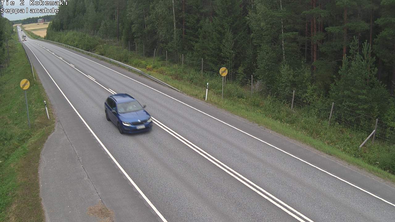 Weather Camera Image Road 2 Kokemäki, Seppälänahde, Kokemäki, Satakunta