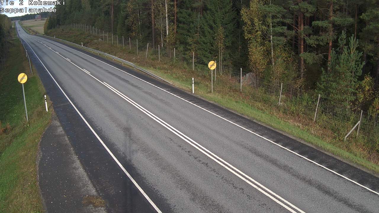 Weather Camera Image Väg 2 Kokemäki, Seppälänahde, Kokemäki, Satakunta