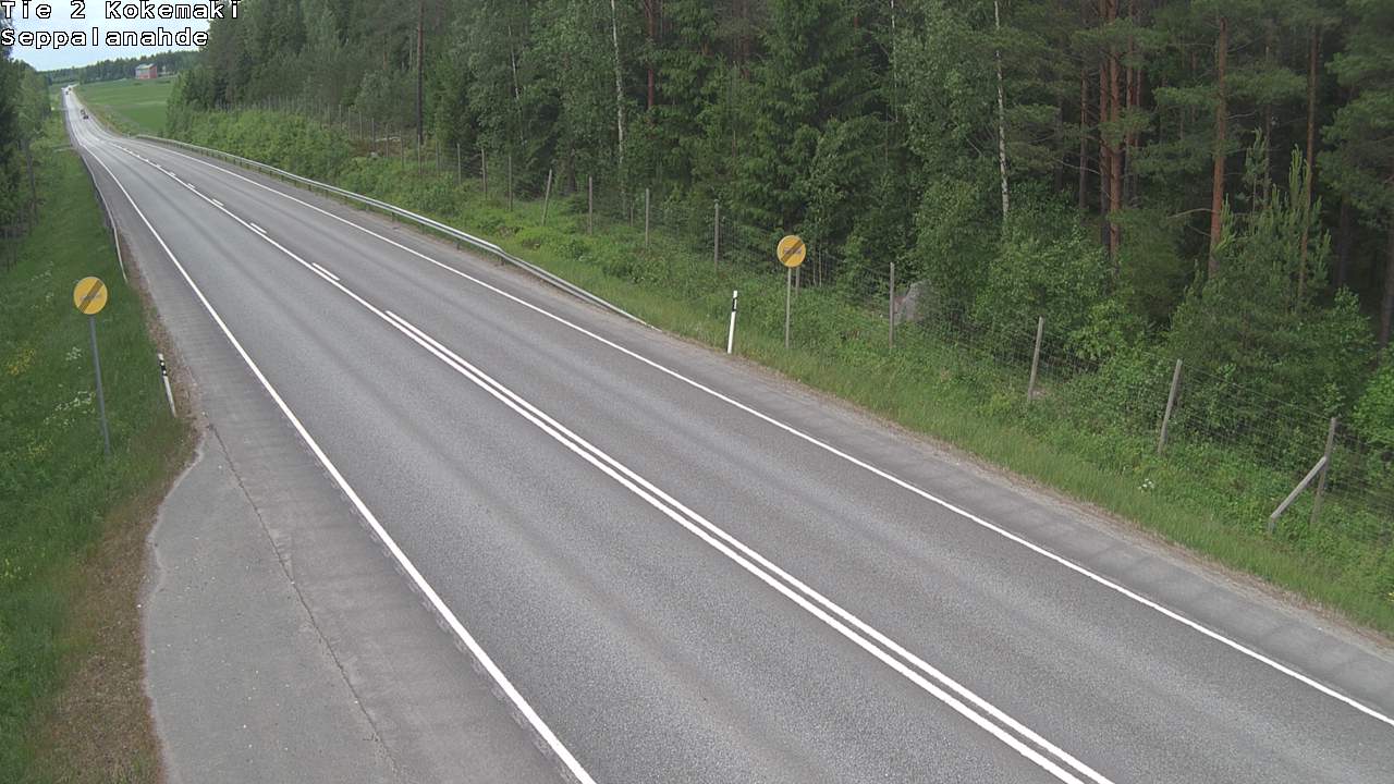 Weather Camera Image Väg 2 Kokemäki, Seppälänahde, Kokemäki, Satakunta