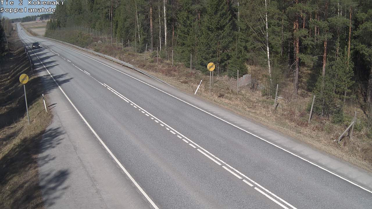 Weather Camera Image Väg 2 Kokemäki, Seppälänahde, Kokemäki, Satakunta
