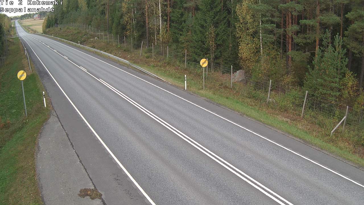 Weather Camera Image Väg 2 Kokemäki, Seppälänahde, Kokemäki, Satakunta