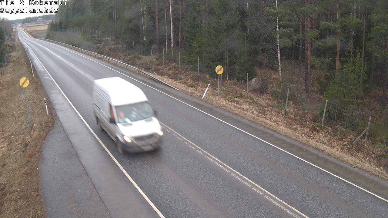 Weather Camera Image Road 2 Kokemäki, Seppälänahde, Kokemäki, Satakunta