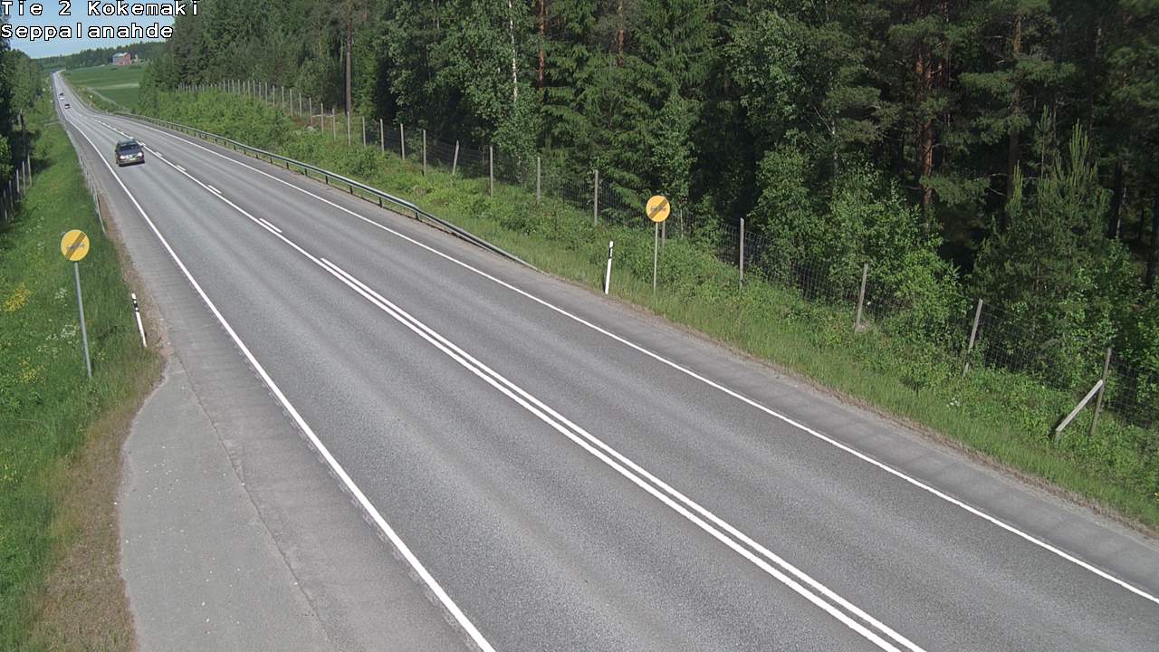Weather Camera Image Väg 2 Kokemäki, Seppälänahde, Kokemäki, Satakunta