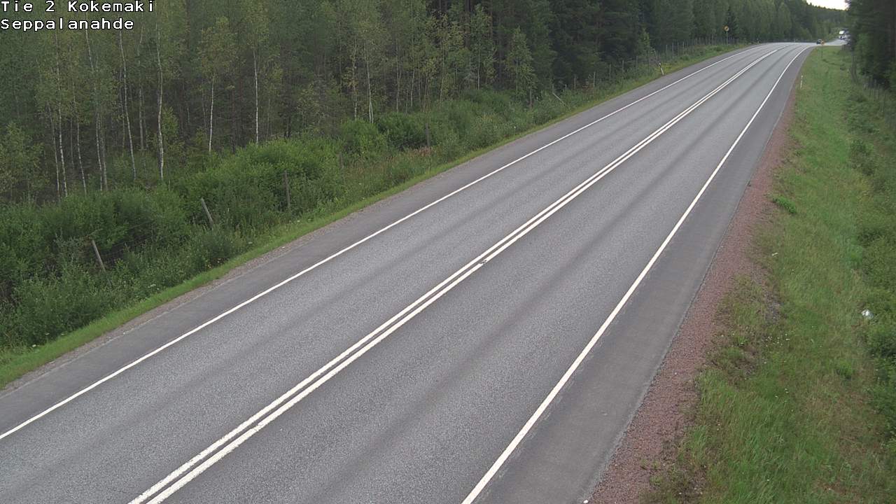 Weather Camera Image Road 2 Kokemäki, Seppälänahde, Kokemäki, Satakunta