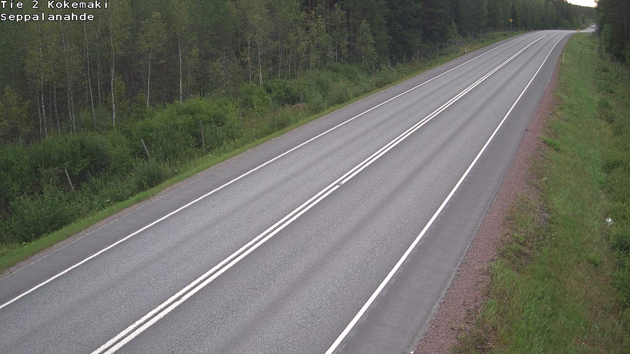 Weather Camera Image Road 2 Kokemäki, Seppälänahde, Kokemäki, Satakunta