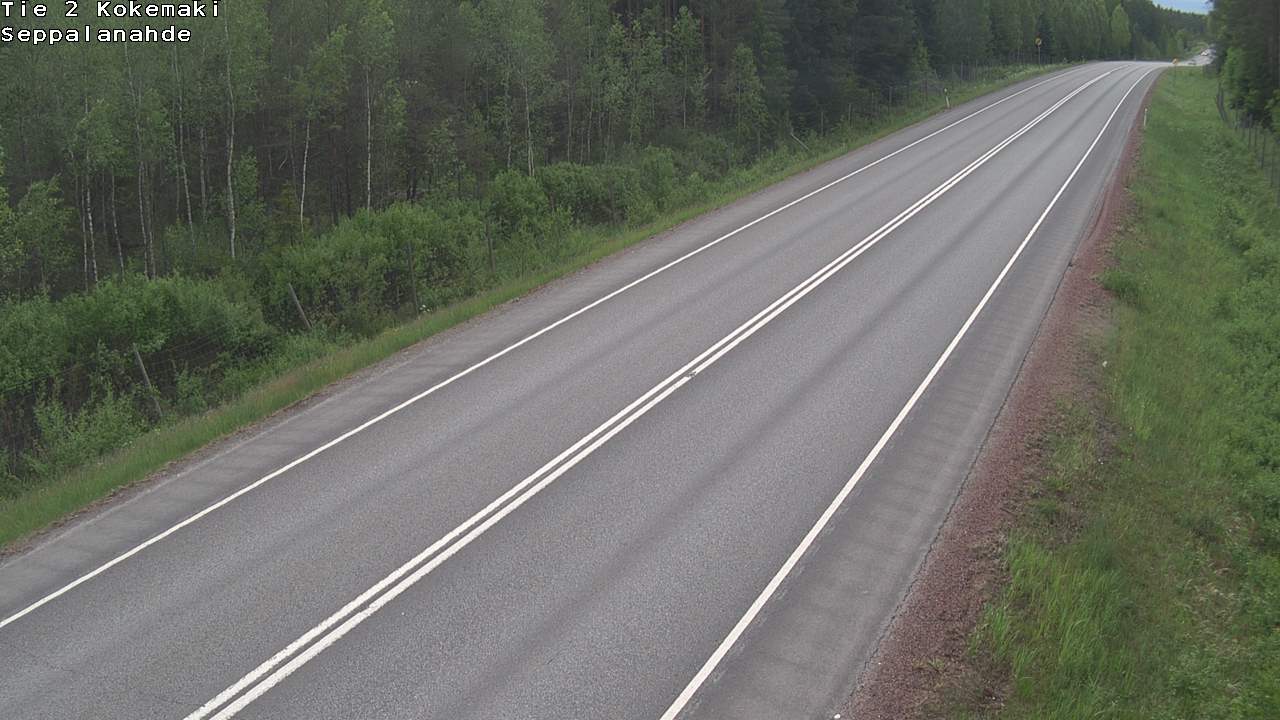 Weather Camera Image Road 2 Kokemäki, Seppälänahde, Kokemäki, Satakunta