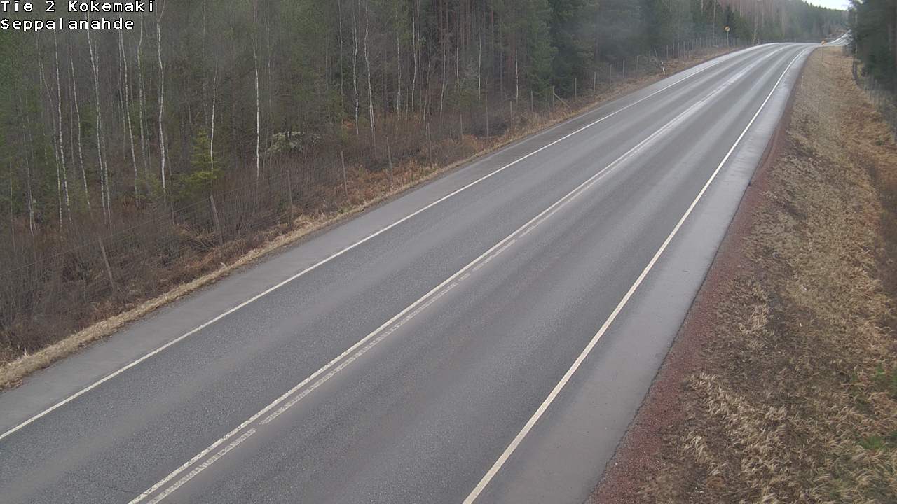Weather Camera Image Road 2 Kokemäki, Seppälänahde, Kokemäki, Satakunta