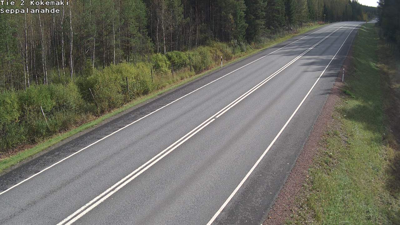 Weather Camera Image Road 2 Kokemäki, Seppälänahde, Kokemäki, Satakunta