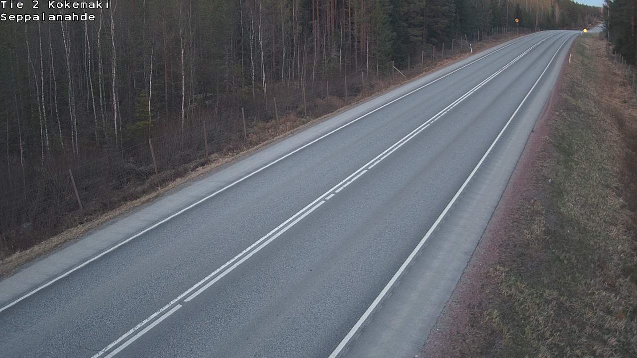 Weather Camera Image Road 2 Kokemäki, Seppälänahde, Kokemäki, Satakunta