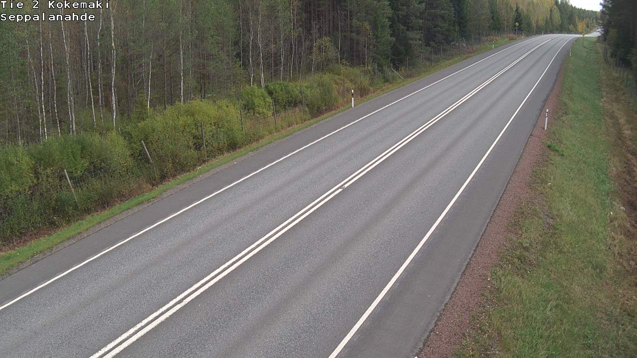 Weather Camera Image Road 2 Kokemäki, Seppälänahde, Kokemäki, Satakunta