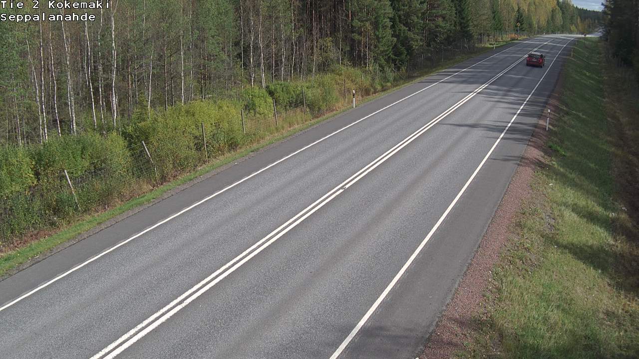 Weather Camera Image Road 2 Kokemäki, Seppälänahde, Kokemäki, Satakunta