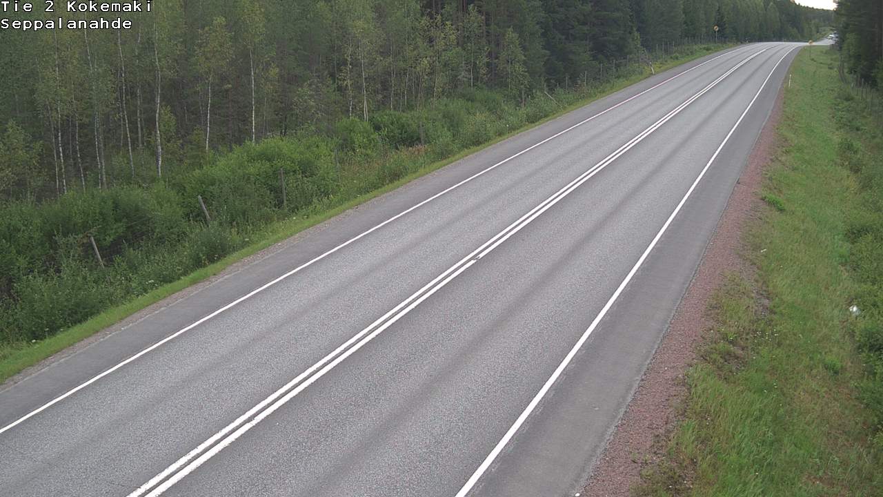 Weather Camera Image Road 2 Kokemäki, Seppälänahde, Kokemäki, Satakunta