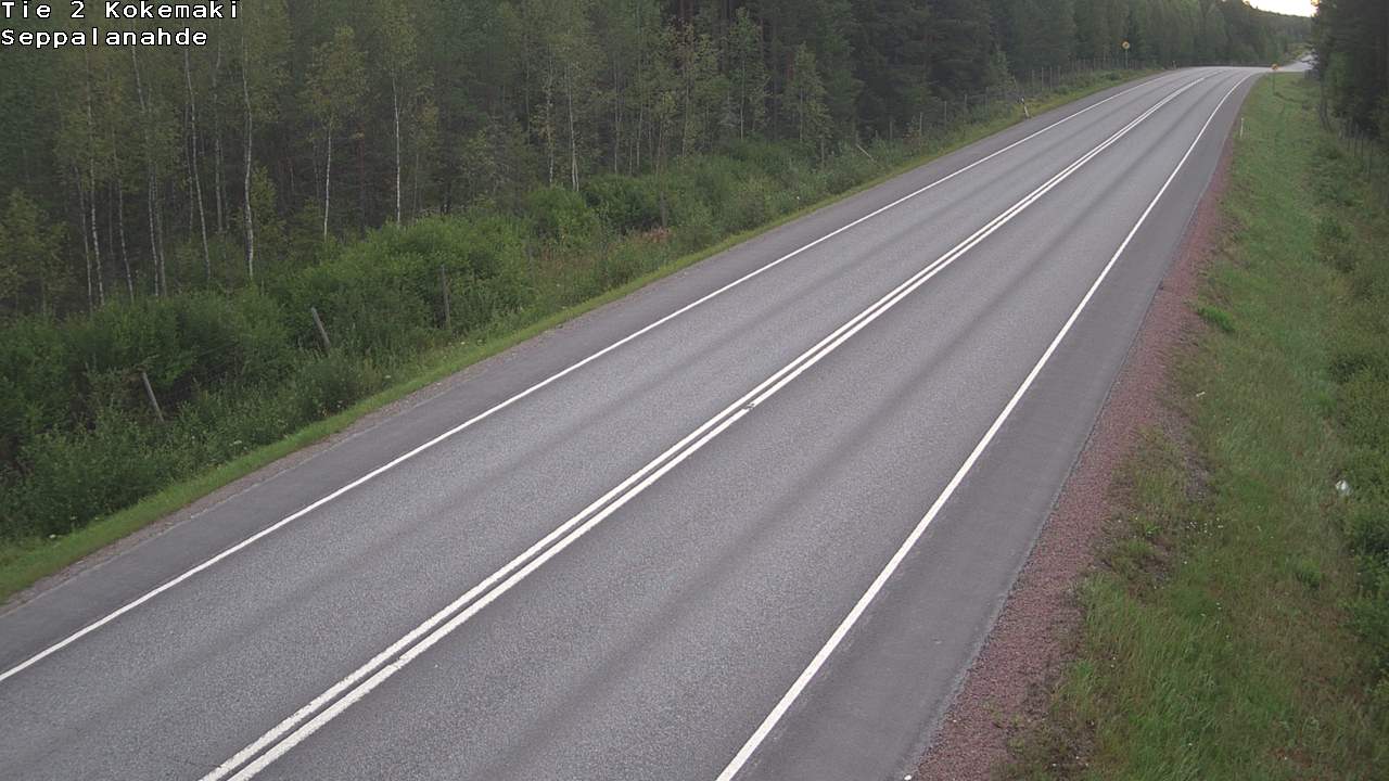 Weather Camera Image Road 2 Kokemäki, Seppälänahde, Kokemäki, Satakunta
