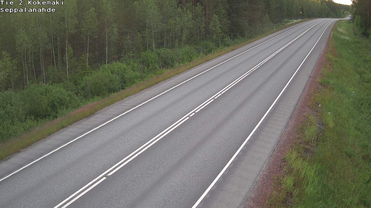 Weather Camera Image Road 2 Kokemäki, Seppälänahde, Kokemäki, Satakunta