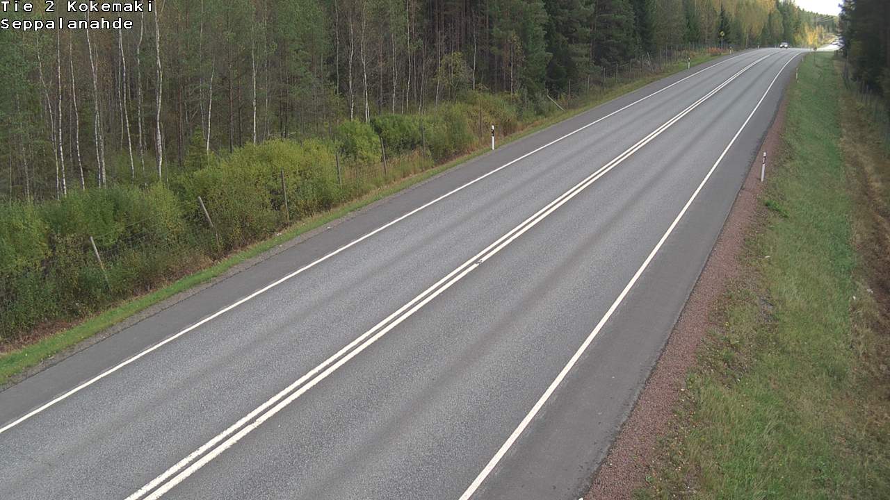 Weather Camera Image Road 2 Kokemäki, Seppälänahde, Kokemäki, Satakunta