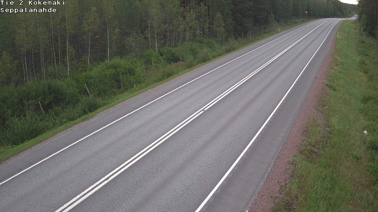 Weather Camera Image Road 2 Kokemäki, Seppälänahde, Kokemäki, Satakunta