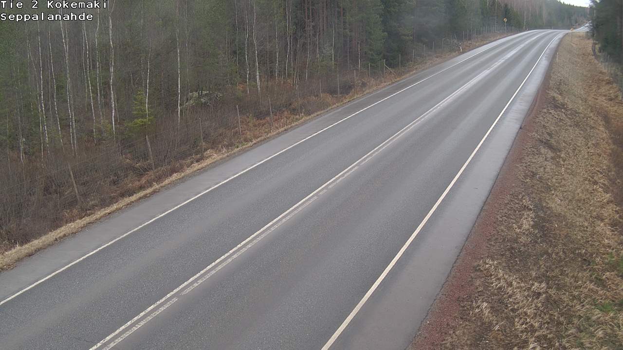 Weather Camera Image Road 2 Kokemäki, Seppälänahde, Kokemäki, Satakunta