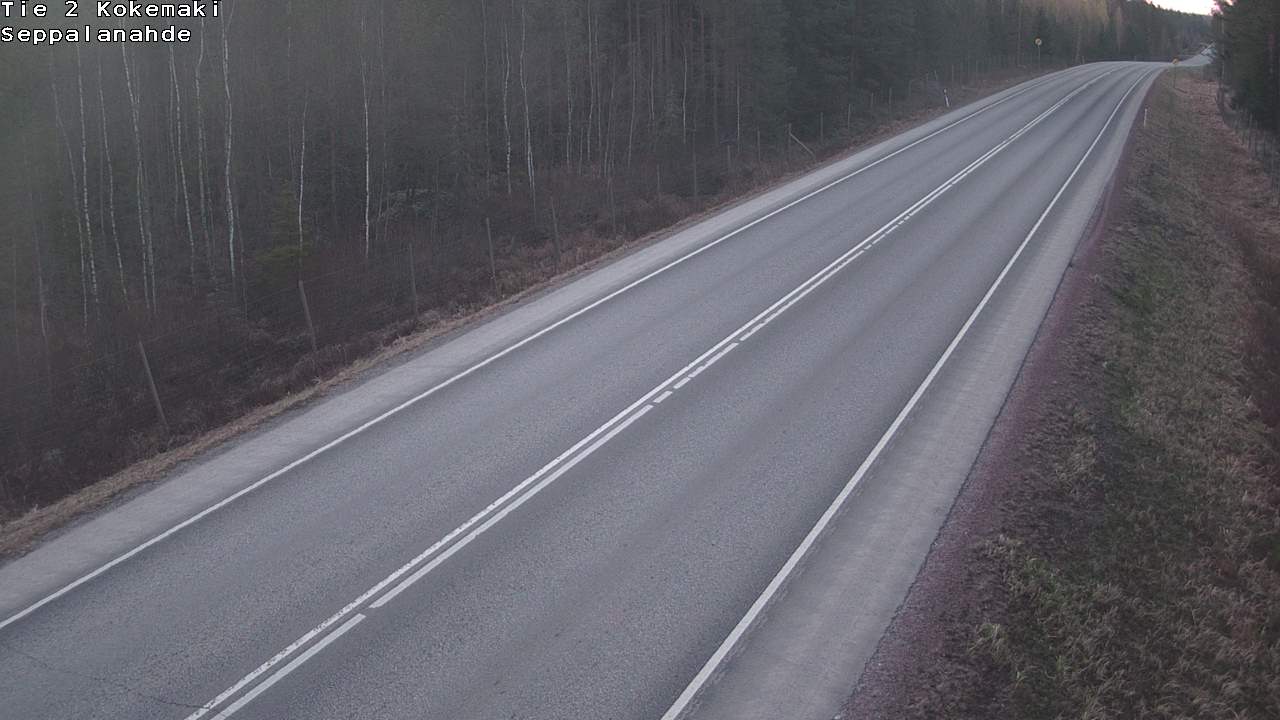Weather Camera Image Road 2 Kokemäki, Seppälänahde, Kokemäki, Satakunta