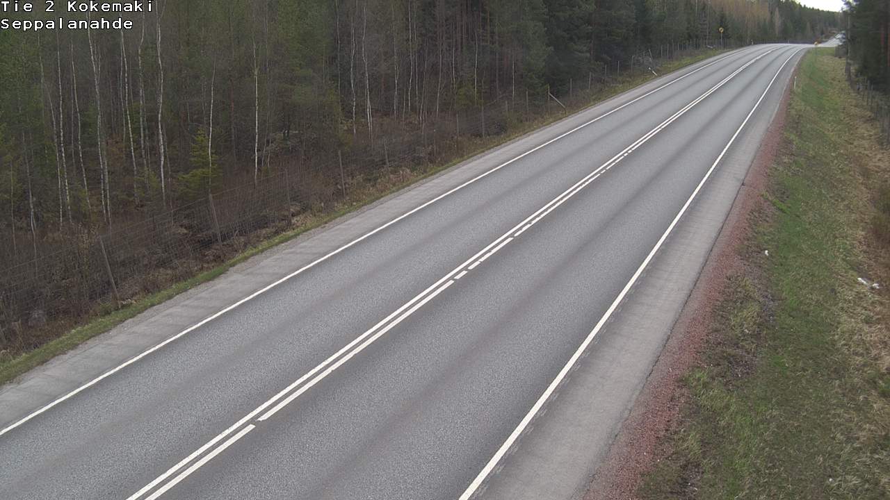 Weather Camera Image Road 2 Kokemäki, Seppälänahde, Kokemäki, Satakunta