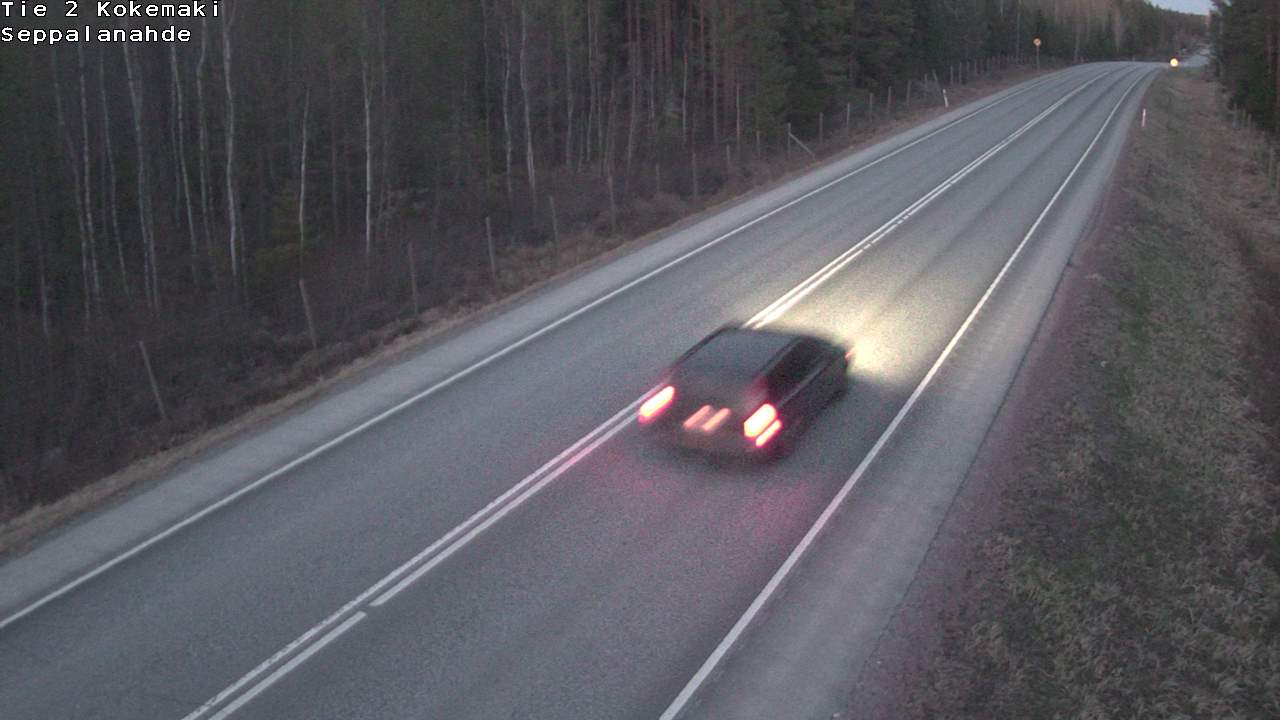 Weather Camera Image Väg 2 Kokemäki, Seppälänahde, Kokemäki, Satakunta