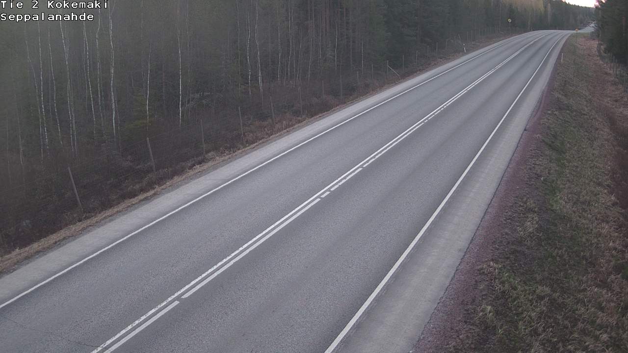 Weather Camera Image Road 2 Kokemäki, Seppälänahde, Kokemäki, Satakunta