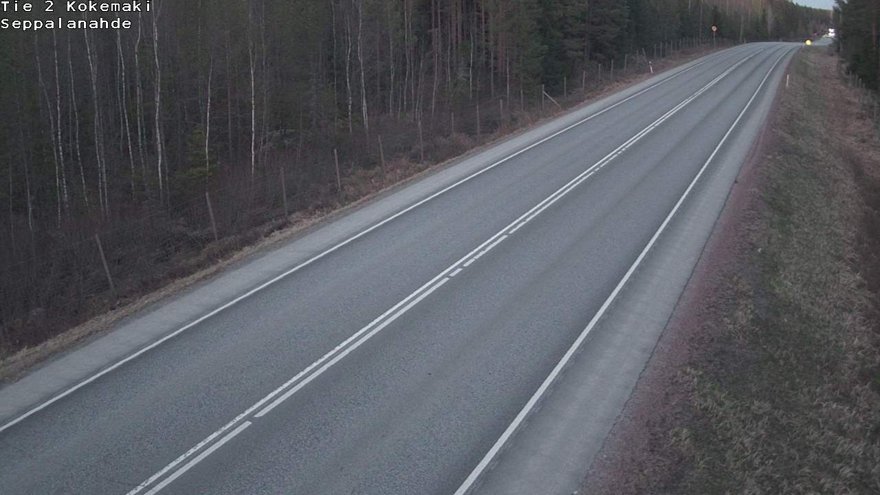 Weather Camera Image Väg 2 Kokemäki, Seppälänahde, Kokemäki, Satakunta