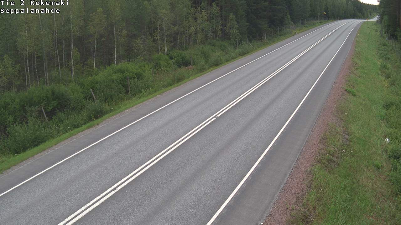 Weather Camera Image Road 2 Kokemäki, Seppälänahde, Kokemäki, Satakunta