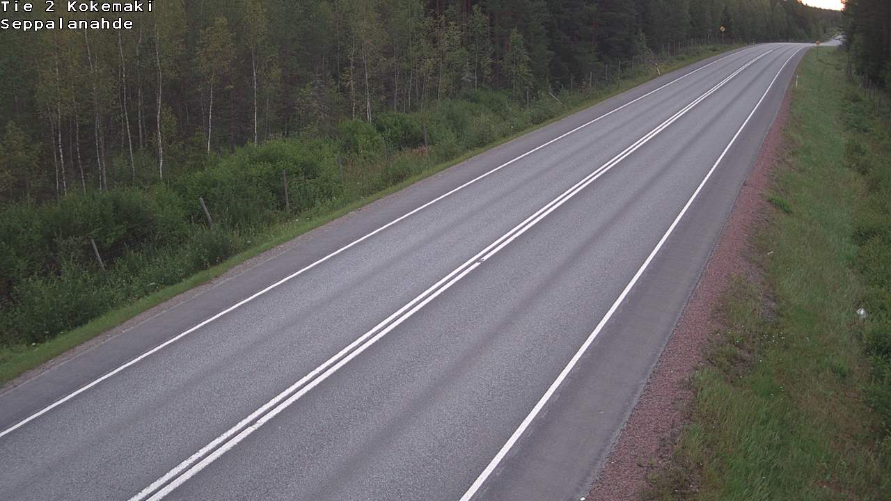 Weather Camera Image Road 2 Kokemäki, Seppälänahde, Kokemäki, Satakunta