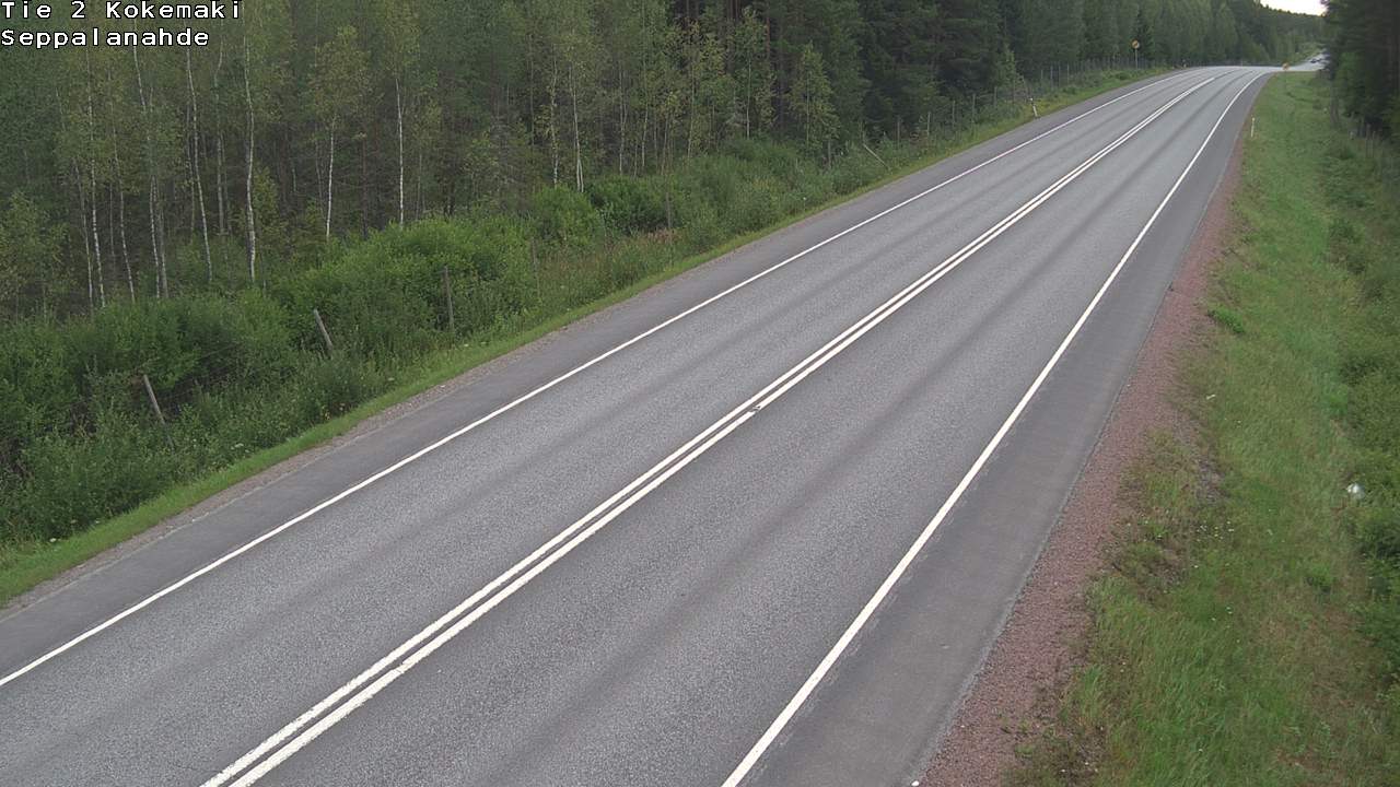 Weather Camera Image Road 2 Kokemäki, Seppälänahde, Kokemäki, Satakunta