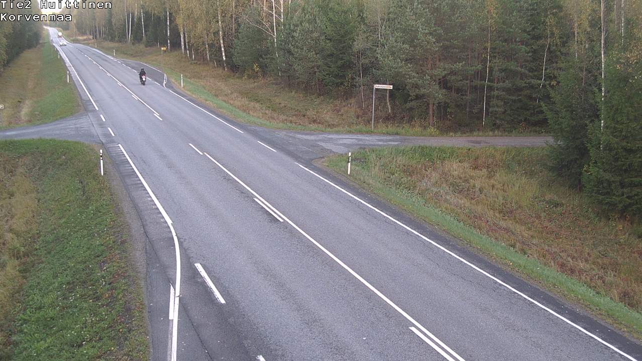 Weather Camera Image Road 2 Huittinen, Korvenmaa, Huittinen, Satakunta